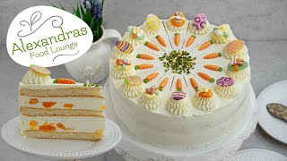 Ostertorte/ Der Klassiker im Osterlook/ Mandarinen Käsesahne mit Osterdeko/ #käsesahne#Ostertorte