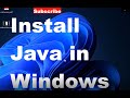 How to install Java in Windows 11 / 10 / Set Java Environment variables / Java.jdk-19 download