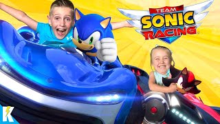 TEAM SONIC RACING! Family Battle Grand Prix Gameplay | K-City GAMING