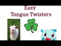 Easy Tongue Twisters || İngilizce Tekerlemeler