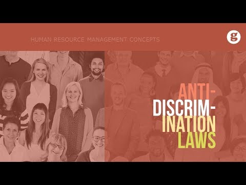 What is the aim of anti-discrimination and equal opportunity legislation?