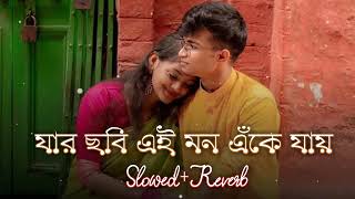 যার ছবি এই মন এঁকে যায় | Jar Chobi Ei Mon Eke Jay (Slowed & Reverb) ❤️| Bengali Romantic Lofi |