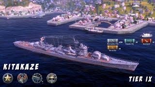 Kitakaze , Gun Boat 85K damage | World of Warships Blitz