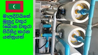 Sea water filter plant maldives | mineral water | මාලදිවයිනේ දුපත් වල බොන වතුර හදන්නෙ මෙහෙමයි