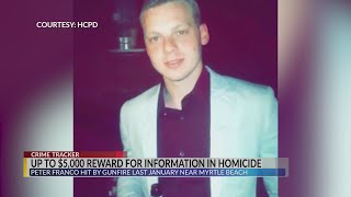 Horry County detective hopes reward moves homicide case forward