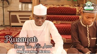 Musaffar Qira'at | Abdurrahim Rislan| Riwayat Dury an Abi Amr | Yusuf Maitama Sule Uni. Mosque