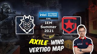 G2 vs Gambit: Ax1Le wins Vertigo map, making 4 beautiful kills, IEM Summer 2021