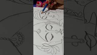 Another Holi drawing?😍|| Radha Krishna playing Holi❤️ #shorts