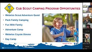 Cub Scout Camping Webinar