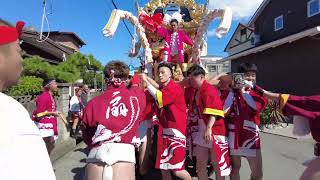 令和6年度 播州秋祭り 荒井神社 扇町【宵宮：出立ち】