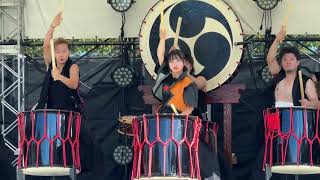 北九州　食肉祭　2024 野和太鼓　ステージパフォーマンス　Fukuoka Nowa Daiko　Japanese Taiko Drum Performance