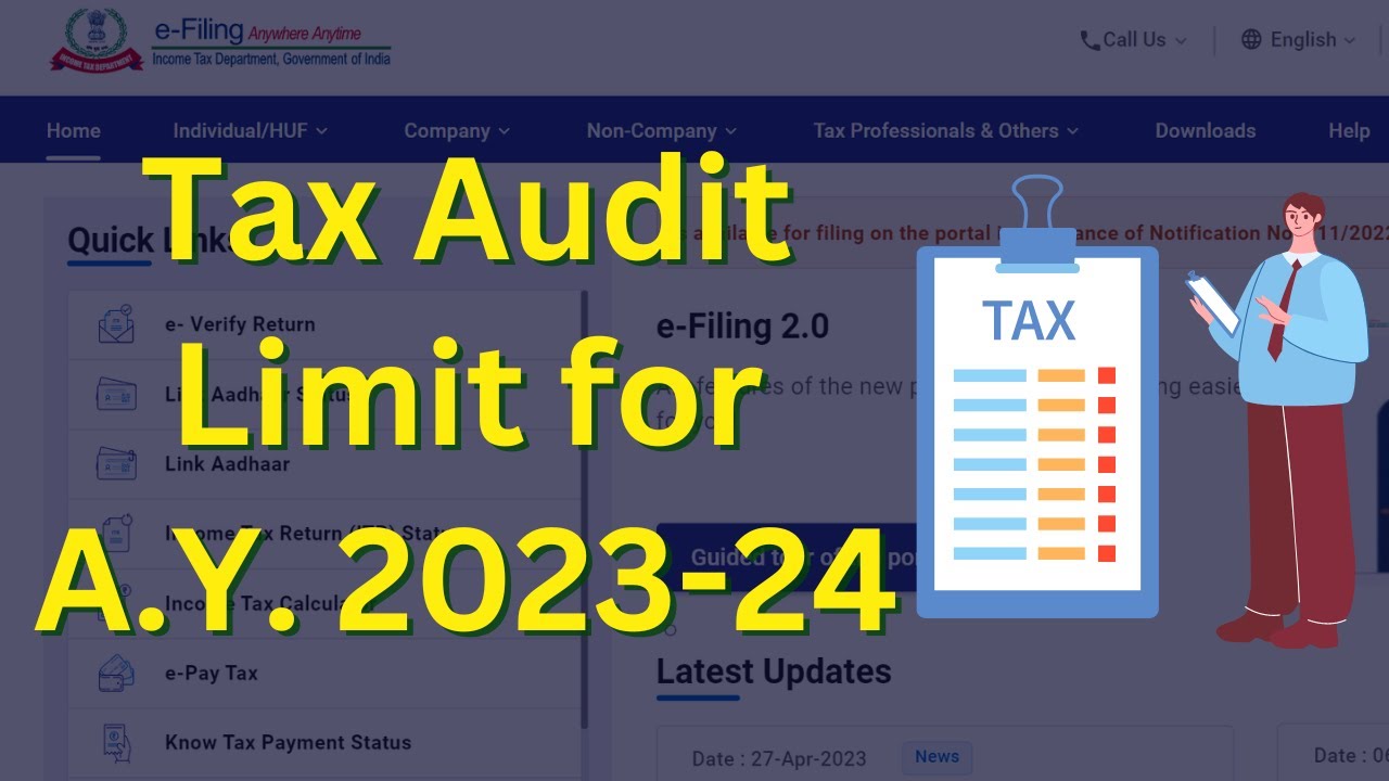 Tax Audit Limit For AY 2023-24 | Tax Audit Last Date AY 2023-24 | Tax ...