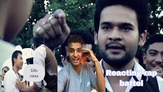 REACTING TO BALEN VS LITL GRIZL (Raw Barz)RAP BATTLE @SongsNepal