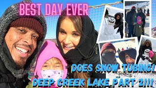 SNOW TUBING at WISP RESORT with the BEST DAY EVER CREW!!! | Deep Creek Lake Maryland Part 2!