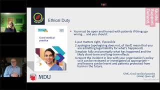 MDU webinar: Managing complaints in secondary care