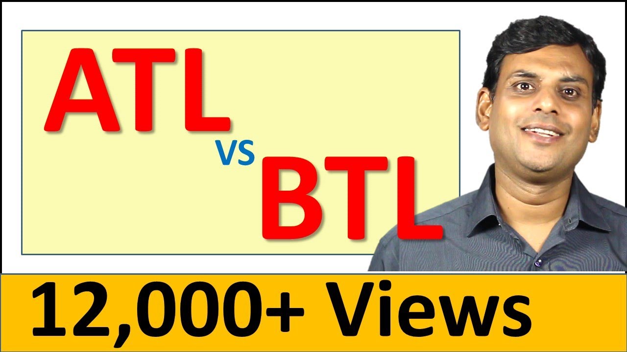 ATL Vs BTL Marketing - Above The Line Vs Below The Line By Dr Vijay ...