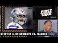 ‘THE COWBOYS GONNA FALL!’ - Stephen A. has low expectations for Cowboys vs. Falcons | First Take