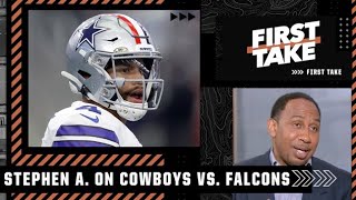 ‘THE COWBOYS GONNA FALL!’ - Stephen A. has low expectations for Cowboys vs. Falcons | First Take
