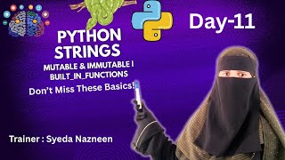 Python String Built-in Functions | Day 11 | Made Super Easy!