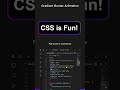 Create a Gradient Border Animation with CSS