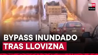 VMT: paso a desnivel quedó inundado tras fuerte llovizna