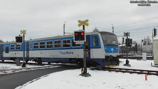 železniční přejezd Studénka - P6769 / 23.11.2024 / Czech railroad crossing