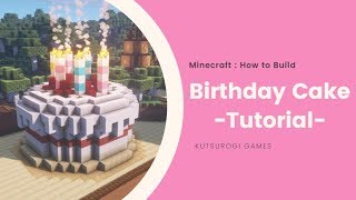 【マインクラフト】ケーキのモニュメントの作り方！ハロウィンやクリスマス、誕生日などのイベントに！！【minecraft 】How to build Pumpkin