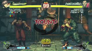 Kiryu Tsukimiya (Guy) vs. Kodzuma (Boxer) - SSFIV AE 2012