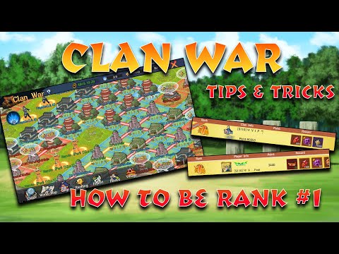 CLAN WAR – How to Rank #1 – PART 1 – Ultimate Hokage Duel
