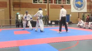 ITF Dutch open 2013 Team sparring Phil Whitlock vs Norway