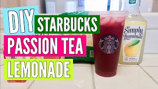 DIY STARBUCKS PASSION TEA LEMONADE