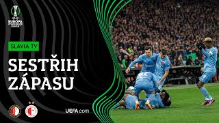 SESTŘIH #UECL | Čtvrtfinále Feyenoord - Slavia 3:3