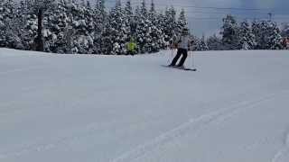 龍龍（白衣服）-2014滑雪@日本北陸勝山