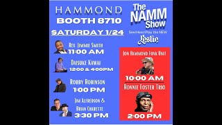 SPECIAL APPEARANCES by JON HAMMOND Hammond Organ USA 2025 NAMM Show