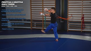 Sasae Tsurikomi Ashi (Propping \u0026 dropping ankle throw) 支釣込足  — Technique Tutorial using Dopa Band