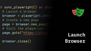 Playwright Python - Launch Browser
