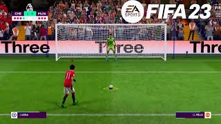 FIFA 23 | Chelsea vs Manchester United| Penalty Shoot 22/23 [4K 60FPS] | PS4™ Gameplay #CHEMAN #epl