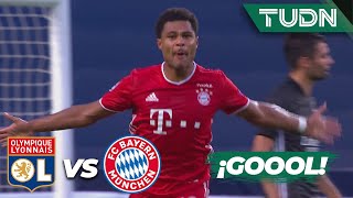 ¡GOL de Gnabry! ¡Qué golazo del Bayern! | Lyon 0-1 Bayern | Champions League 2020 - Semifinal | TUDN