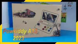 Unboxing Powkiddy A13 - 2023 + Gaming