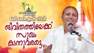 ബി.കെ. ഉഷ ദീദി - സുഖത്തിനു ജീവിതത്തിലേക്ക് കടന്നുവരാൻ അവസരം നൽകൂ | Brahmakumaris Keralam