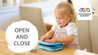 Montessori Activities: Open and Close