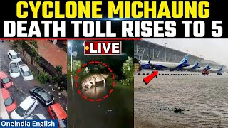 Cyclone Michaung: Chennai comes to a grinding halt amid heavy rain, many flights cancelled| Oneindia