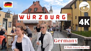 🇩🇪 Old Main Bridge (Alte Mainbrücke), Würzburg,Germany Walking Tour 🇩🇪 - 4K 60fps (UHD)