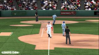 MLB 2K12 gameplay Red Sox vs Blue Jays