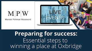 Preparing for success: Essential steps to winning a place at Oxbridge