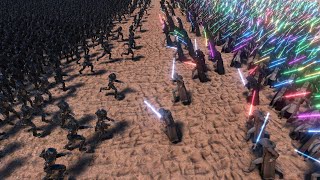 1000 JEDI vs 1000 PREDATORS - Ultimate Epic Battle Simulator