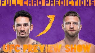 UFC Fight Island 7: Holloway Vs. Kattar | Preview Show & Full Card Predictions