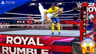 WWE 2K23 - The Greatest Footballers Royal Rumble Match | PS5™ [4K60]