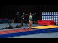 BEDDALL Georgia Ella (AUS) W - 2022 Trampoline Worlds, Sofia (BUL) - Q Tumbling Exercise 1