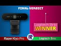 logitech brio vs razer kiyo pro webcams comparison